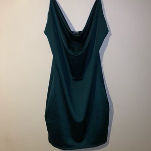 Emerald green dress